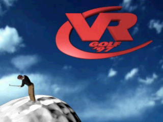 VR Golf 97 title screen for Playstation